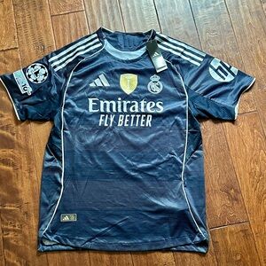 Adidas Real Madrid 2025/26 Player Version Away #10 Mbappe Men’s XL
